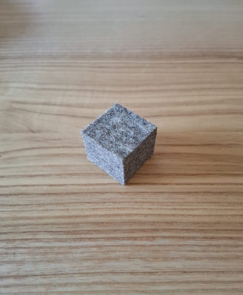 Dämpfungsfilz grau